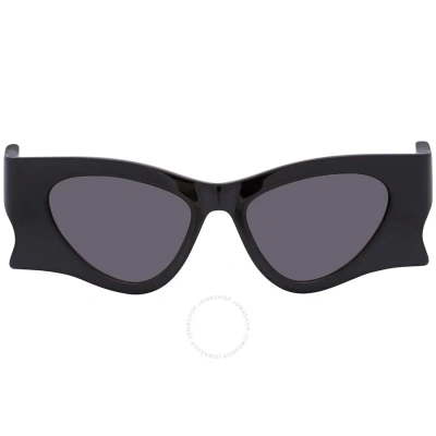 Gucci Grey Irregular Ladies Sunglasses Gg1328s 001 51