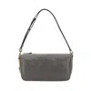 Gucci Shoulder Bag In Smooth Leather In Gray