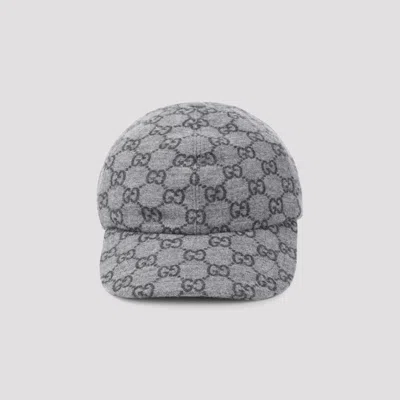 Gucci Gg Baseball Cap In Grey