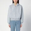 GUCCI GREY MÉLANGE COTTON BLEND SWEATSHIRT