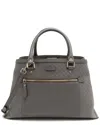 Gucci Grey Microssima Soft Medium Tote (authentic Pre-loved) In Burgundy