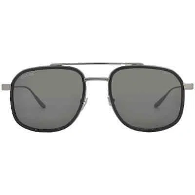 Pre-owned Gucci Grey Navigator Men's Sunglasses Gg1310s 001 56 Gg1310s 001 56 In Gray
