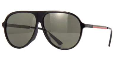 Pre-owned Gucci Grey Pilot Men's Sunglasses Gg0829sa 001 61 Gg0829sa 001 61 In Gray