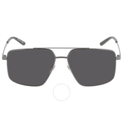 Gucci Grey Pilot Men's Sunglasses Gg0941s 001 60 In Ruthenium