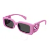 Gucci Monochrome Gg Rectangle Acetate Sunglasses