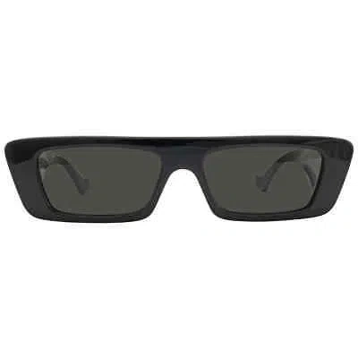 Pre-owned Gucci Grey Rectangular Men's Sunglasses Gg1331s 001 54 Gg1331s 001 54 In Gray