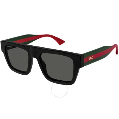 GUCCI GUCCI GREY BROWLINE MEN'S SUNGLASSES GG1868S 001 53