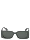 Gucci Grey Rectangular Sunglasses In Grey