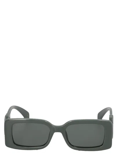 Gucci Grey Rectangular Sunglasses