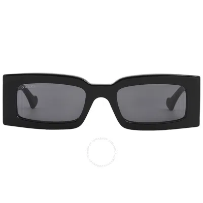 GUCCI GUCCI GREY RECTANGULAR SUNGLASSES GG1425S 001 53