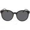 Gucci Grey Round Ladies Sunglasses Gg0416sk 002 55 In Grey