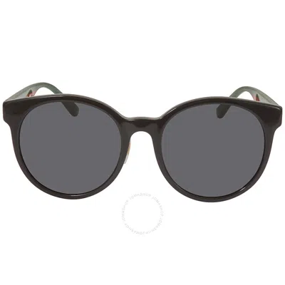 Gucci Grey Round Ladies Sunglasses Gg0416sk 002 55