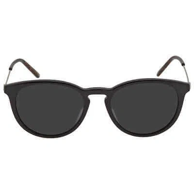 Pre-owned Gucci Grey Round Men's Sunglasses Gg1048s 001 52 Gg1048s 001 52 In Gray