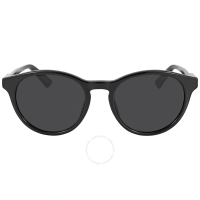 Gucci Grey Round Men's Sunglasses Gg1119s 001 52 In Black / Grey