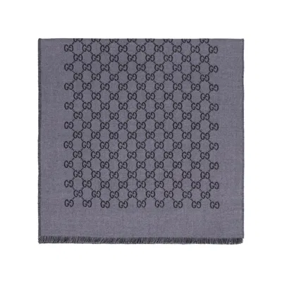 Gucci Grey Scarves Men In Gray