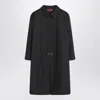 Gucci Grey Shirt Dress In Wool Women In Gray