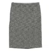 Gucci High-waisted Buttoned Wool Skirt Featuring Slit In Gray