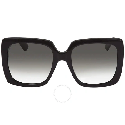 GUCCI GUCCI GREY SQUARE LADIES SUNGLASSES GG0418S 001 54