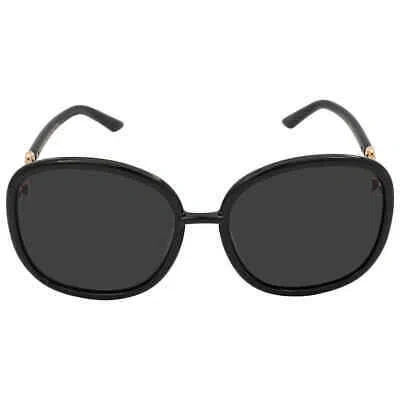 Pre-owned Gucci Grey Square Ladies Sunglasses Gg0892sa 001 60 Gg0892sa 001 60 In Gray