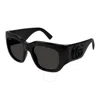 Gucci Grey Square Ladies Sunglasses Gg1545s 001 53 In Grey