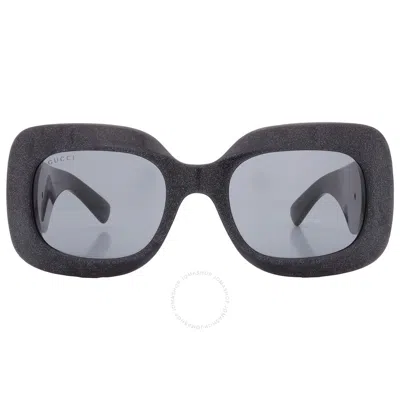 Gucci Grey Square Ladies Sunglasses Gg1695s 003 51 In Black