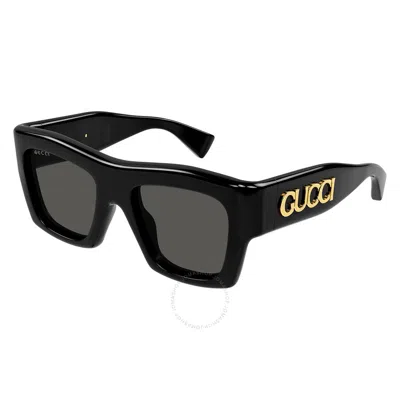 GUCCI GUCCI GREY SQUARE LADIES SUNGLASSES GG1772S 001 52