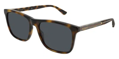 Gucci Grey Square Mens Sunglasses Gg0381sn 009 57