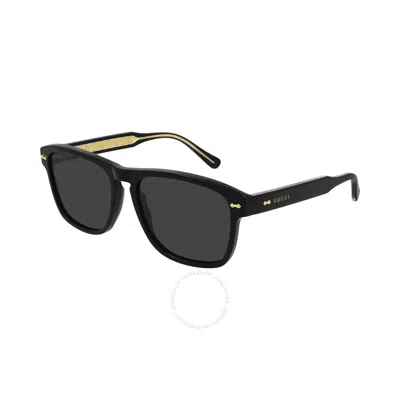 Gucci Grey Square Men's Sunglasses Gg0911s 001 58 In Black