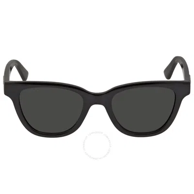 Gucci Grey Square Men's Sunglasses Gg1116s 001 51 In Black / Grey