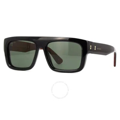 Gucci Grey Square Men's Sunglasses Gg1461s 001 55 In Neutral