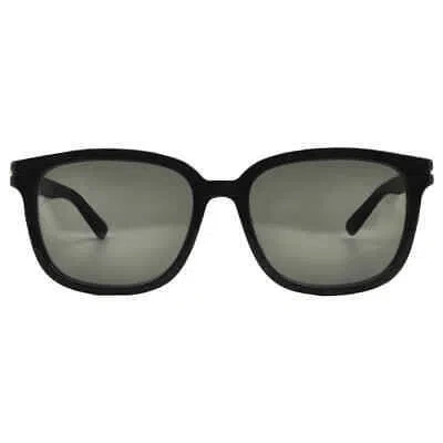 Pre-owned Gucci Grey Square Men's Sunglasses Gg1505sk 001 55 Gg1505sk 001 55 In Gray
