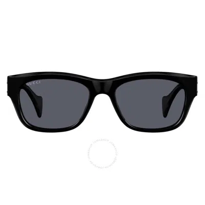 Gucci Grey Square Men's Sunglasses Gg1706s 001 55 In Black