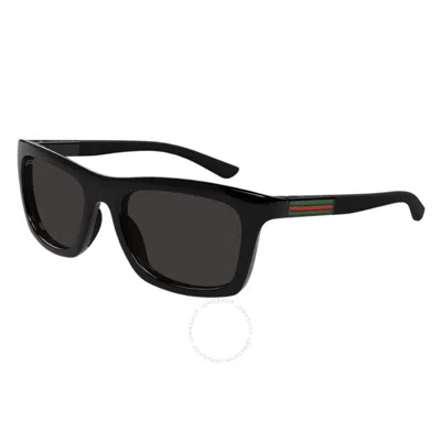 Gucci Grey Square Men's Sunglasses Gg1735s 001 54 In Black