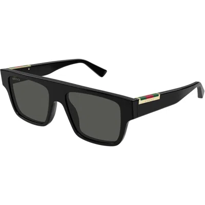Gucci Grey Square Men's Sunglasses Gg1960s 002 53 In Black