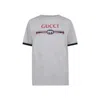 Gucci Logo-print T-shirt In Grey