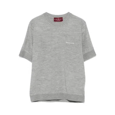 Gucci Grey Tops - T-shirts & Jerseys Women In Gray