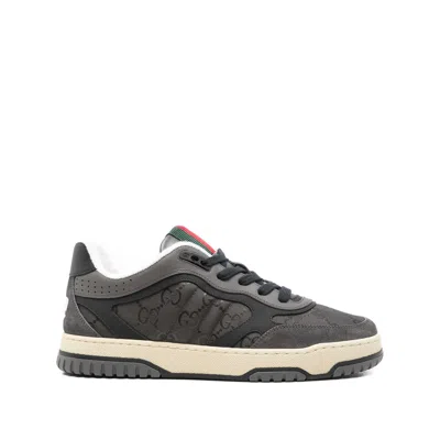 GUCCI GUCCI GREY TRAINERS - LOW-TOPS MEN
