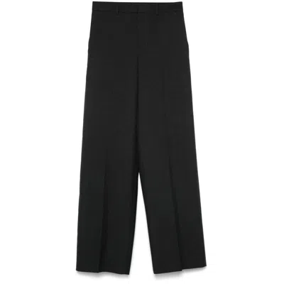 GUCCI GUCCI GREY TROUSERS - TAILORED TROUSERS WOMEN