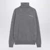 Gucci Grey Turtleneck Sweater In Cashmere Women In Gray