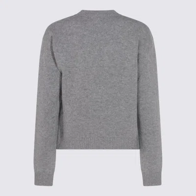 Gucci Grey Wool Knitwear In Multi