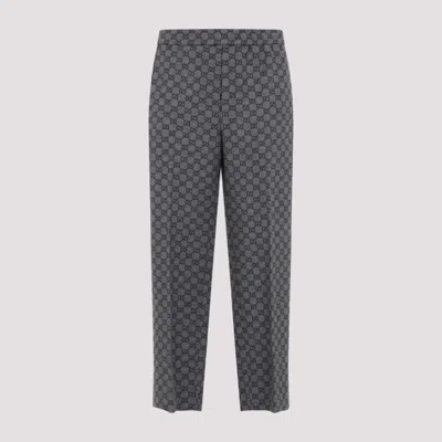GUCCI GREY WOOL PANTS