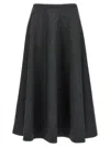 Gucci Women Wool Skirt In Grey