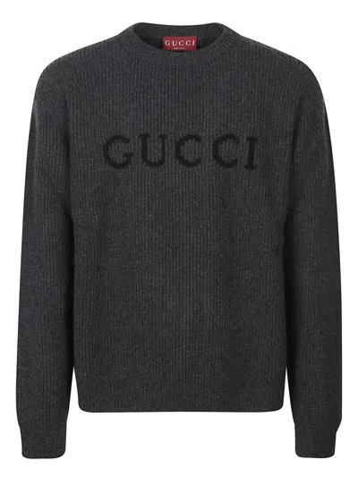GUCCI GREY WOOL SWEATHER
