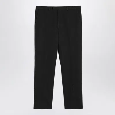 GUCCI GUCCI GREY WOOL TROUSERS MEN