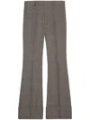 GUCCI GREYBLACK WOOL-LINEN PANTS FOR MEN | FALL/WINTER 2024 COLLECTION