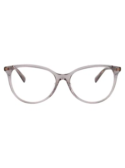 Gucci Grey-grey-transparent Acetate Glasses In Neutral