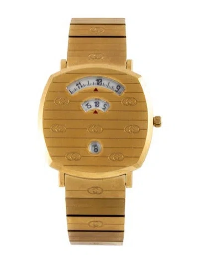 Pre-owned Gucci Grip Watch, 38mm In Multicolor