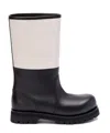 Gucci Grisou Leather Boots In Black