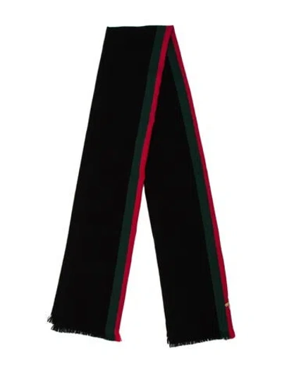 Pre-owned Gucci Groom Bandeau Striped Scarf In Multi