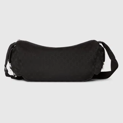 Gucci Gg Canvas Large Crossbody Bag In Black